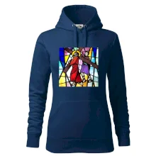 Vitráž - Ježíš a kříž