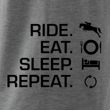 Ride Eat Sleep Repeat koně