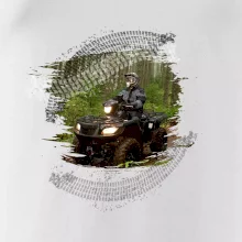 ATV čtyřkolka v lese