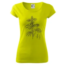 Konopí kytka černobílá