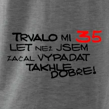 Trvalo mi 35 let než jsem začal vypadat takhle dobře