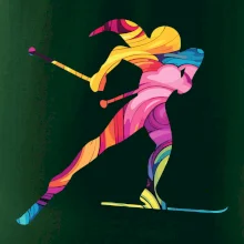 Barevná běžkařka