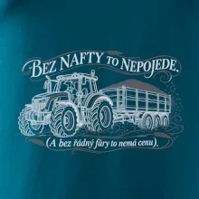Bez nafty to nepojede traktor s vlekem