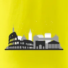 Řím silueta památky