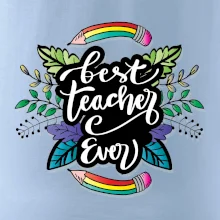 Barevné tužky best teacher ever