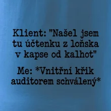 Klient a vnitřní auditorský křik