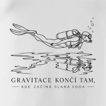 Gravitace končí ve slané vodě