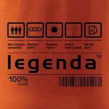 Čárový kód - Legenda