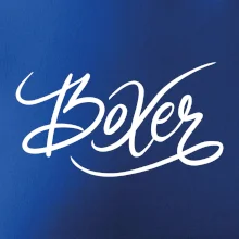 Boxer - nápis okrasný