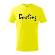 Bowling nápis psací