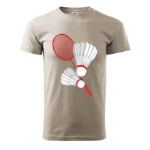 Badminton - pálka a košík