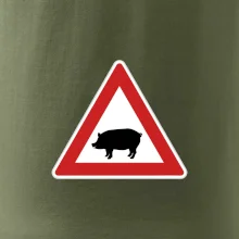 Dopravní značka - Pozor prase domácí
