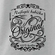 Vintage nejlepší babička  100% kvalita