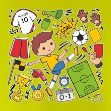 Malý fotbalista ikony