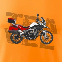 Cestovní enduro červená