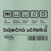 Čárový kód  - Báječná učitelka