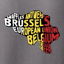 Mapy - názvy měst - Belgie