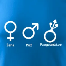 Muž žena programátor
