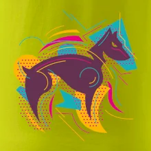 Pes abstrakce hubený