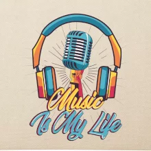 Music is my life sluchátka