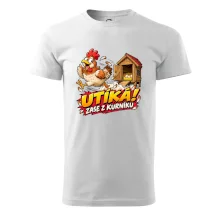 Útěk slepice z kurníku
