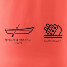 Řemeslnici postavili archu, fušeři Titanic