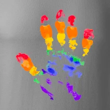 LGBT hand print