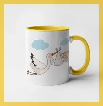 Čáp čekáme miminko - neutrální