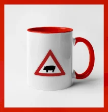 Dopravní značka - Pozor prase domácí