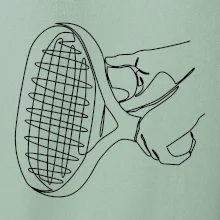 Tenisová raketa jednim tahem