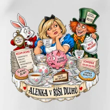 Alenka v říši dluhů čajový dýchánek státního rozpočtu