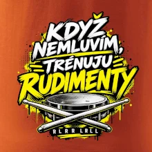 Když nemluvím trénuju rudimenty - bubenické paličky