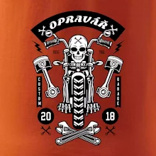 Lebka motorkář opravář