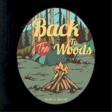 Camp Fire Back to woods