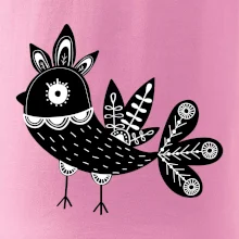 Ptáček černobílý folklór