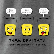 Jsem realista - skleničky (Hana-creative)