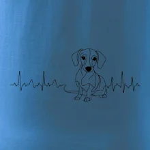 EKG křivka jezevčík