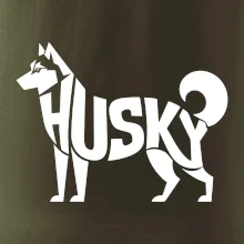 Husky nápis v těle