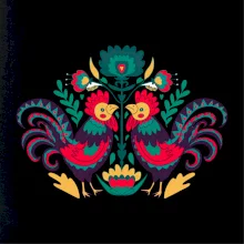 Folklor - Slepice barevné