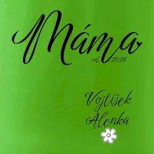 Máma od roku + jména dětí dole vlevo