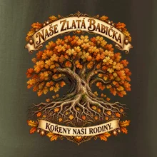 Naše zlatá babička kořeny naší rodiny dub