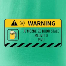 Warning mluvení - pivo