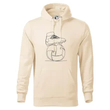 Fotbalový míč kopačka jedním tahem