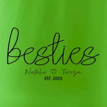 Párové mikiny - Besties Jména a rok