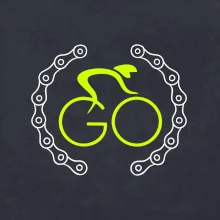 GO cyklista (fluo potisk)