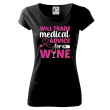 Will trade medical advice for wine
