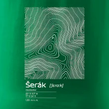 Šerák - vrstevnice v obdélníku