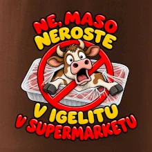 Maso neroste v igelitu v supermarketu