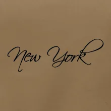 New York nápis psacím