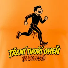 Běžecké tření tvoří oheň